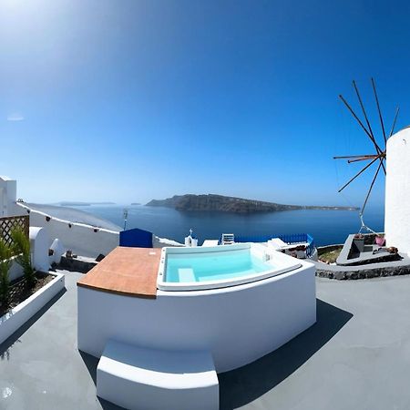 Lioyerma Windmill Villa With Outdoor Hot Tub Oia  Exterior photo
